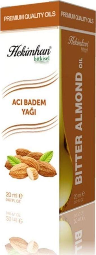 Hekimhan Acı Badem Yağı 20 Ml Bitkisel