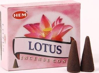 Hem Lotus Kokulu Aromalı Konik Tütsü