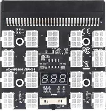 ATX64P6-N04 VER006S Güç Kaynağı Breakout Board 17 x 6 Pin