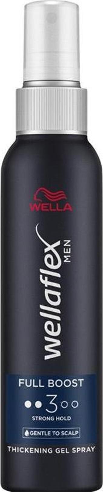 Wella Wellaflex Men Full Boost Strong Hold Jel Sprey 150Ml