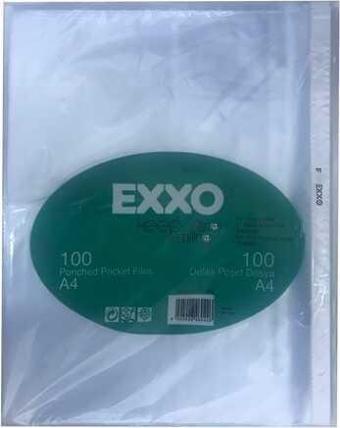 Exxo A4 Poşet Dosya Extra Pp A4 tpx100 (100 Lü Paket)