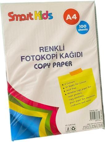Globox Smart Kids Renkli Fotokopi Kağıdı 3667 (100 Lü Paket)