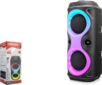 Kimiso Qs3628 Bluetooth Speaker Rgb (Bt, Usb, Fm, Mic Girişi, Tws, Düğmeli,)