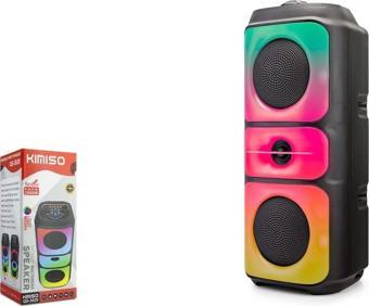 Kimiso Qs3629 Bluetooth Speaker Rgb (Bt, Usb, Fm, Mic Girişi, Tws, Düğmeli,)