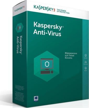 Kaspersky Antıvırus Türkçe 5 Kullanıcı 1 Yıl Box