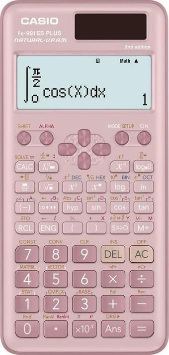 Casio Fonksiyonlu Hesap Makinesi Pembe Fx-991Es Plus