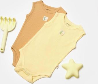 Baby Cosy 2 Li Askılı Body Csyb9013 Sarı 3-6 Ay