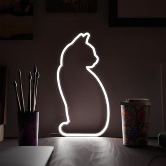 Mustard Cat Led Işık