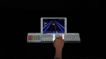 Popumusic Popupiano Akıllı Taşınabilir Dijital Piyano - Uygulama Destekli Eğitici Müzik Aleti Çocuk - Yetişkin