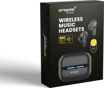 Wrapsol 5.4 Bluetooth Kulaklık Enc Gürültü Engelleme True Wireless Music Headsets