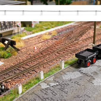 Busch Maket Model Korkuluklu Yol Sınırı HO 1/87 N:1121