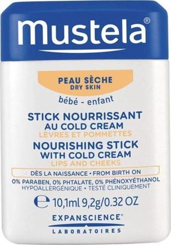 Mustela Cold Cream Içeren Nemlendirici Stick 10 Gr