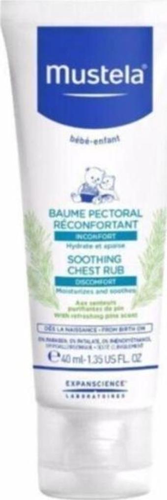 Mustela Soothing Chest Rub 40 Ml - Rahatlatıcı Göğüs Balsamı