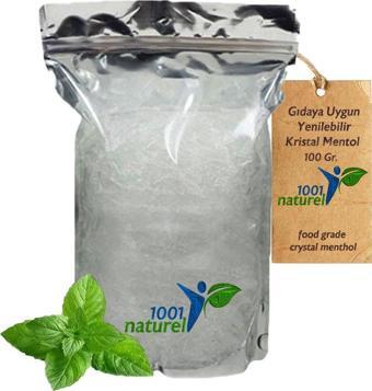 Kristal Mentol Gıdaya Uygun Yenilebilir Granul Crystal Menthol 100GR