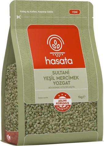 Hasata Yozgat Sultani Yeşil Mercimek 1000 gr