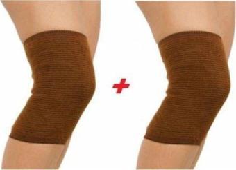 Megev Unisex Turuncu Deve Tüyü Dizlik 2'Li Paket