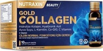 Nutraxin Beauty Gold Collagen - Takviye Edici Gıda 10x50ml