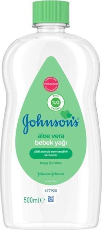 Johnson'S Aloe Vera Bebek Yağı 500 Ml