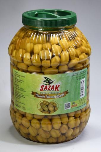 Sazak Zeytin Zeytinyağı Domat Kırma Zeytin 5Lt Pet