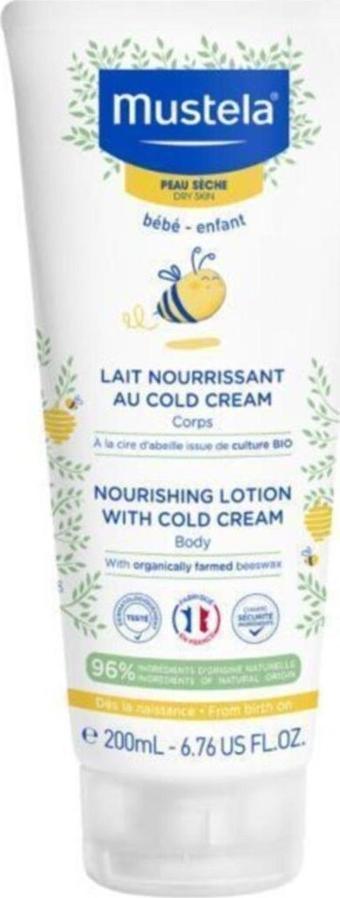 Mustela Cold Krem İçeren Besleyici Vücut Losyonu 200 ml