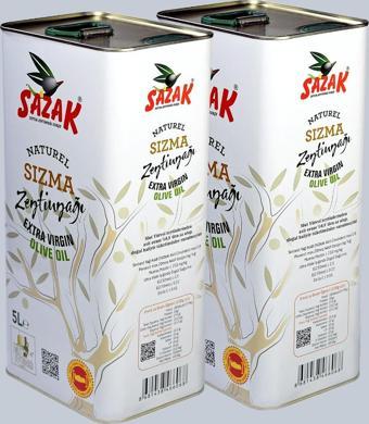 Sazak Zeytin Zeytinyağı Naturel Sızma Zeytinyağı 10 Lt