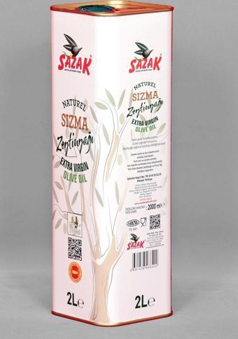 Sazak Zeytin Zeytinyağı Naturel Sızma Zeytinyağı 2 Lt Mut Zeytinyağı Sızma