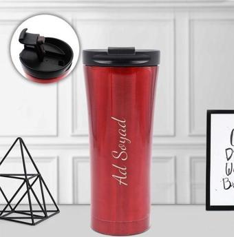 Trendmiya Kırmızı 500Ml Çelik Termos Kırmızı