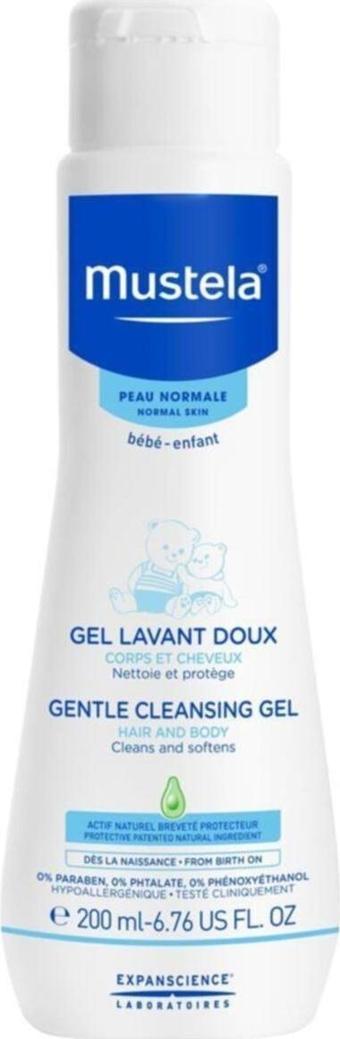 Mustela Gentle Cleansing Gel 200 ml Yenidoğan Şampuanı