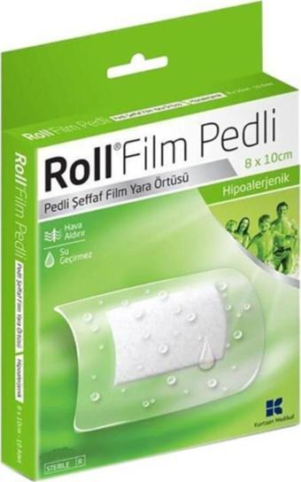 Roll Film Pedli Şeffaf Film Yara Örtüsü 8 X 10 Cm