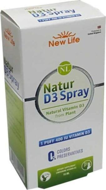 New Life Natur D3 Spray 400 Iu 10 ml