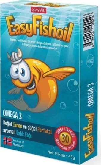 Easyfishoil Omega 3 Ve D Vitamini 4-10 Yaş 45 Gr