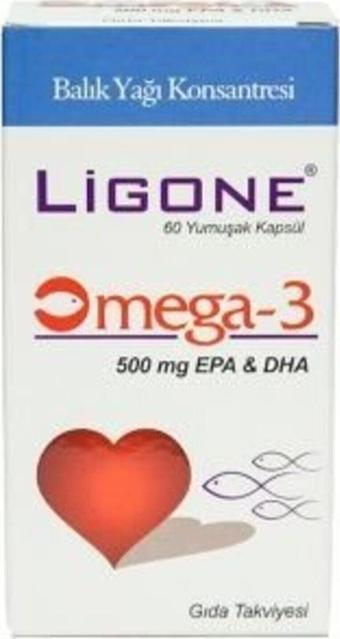 Ligrone Omegra-3 Softgrel 60 Kapsül