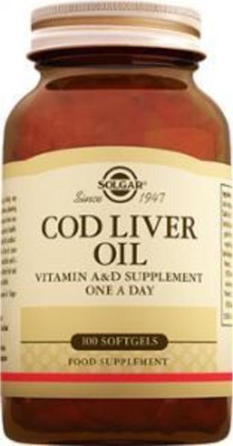 Solgar Cod Liver Oil 100 Softjel