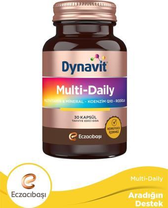 Dynavit Multi-Daily Multivitamin&Mineral-Koenzim Q10-Rodiola 30 Kapsül