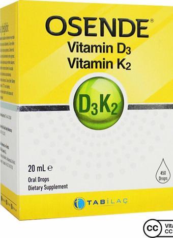 Osende D3 + K2 20 Ml Damla