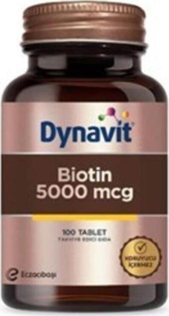 Dynavit Biotin 5000 Mcgr 100 Tablet