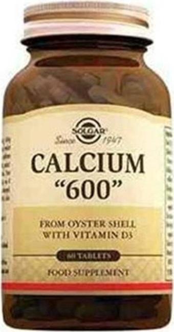 Solgar Calcium 600 Mg (Oyster Shell) 60 Tablet