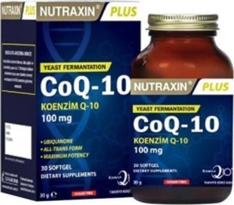 Nutraxin Coq-10 Takviye Edici grıda 30 Yumuşak Kapsül