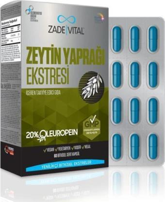 Zade Vital Zeytin Yaprağı Ekstresi 60 Kapsül