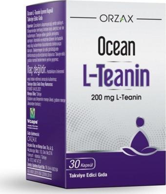 Ocean L-Teanin ( 200 Mgr L-Theainine) 30 Kapsül