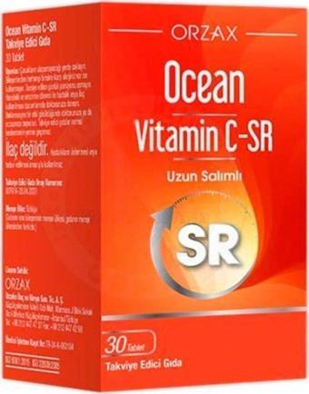 Ocean Vitamin C Sr 500 mg 30 Tablet