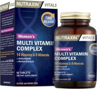 Nutraxin Multivitamin Mineral Complex Kadın 60 Tablet