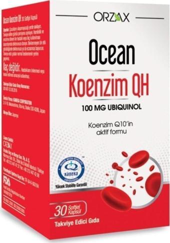 Ocean Koenzim Qh 100 Mgr Ubikinol 30 Softjel Kapsül