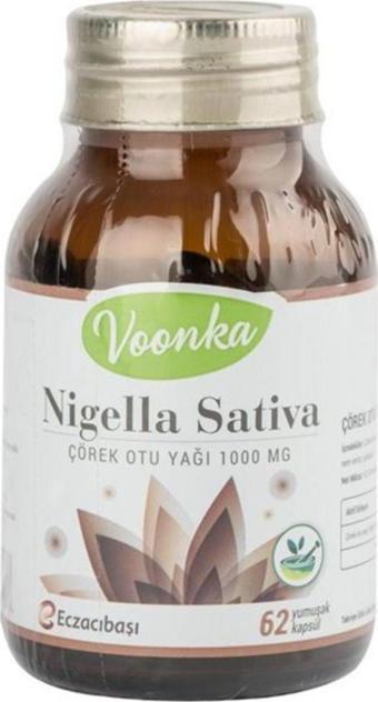 Voonka Nigella Sativa – Çörek Otu Yağı 1000 Mg - 62 Kapsül