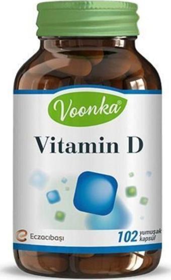 Voonka Vitamin D 102 Yumuşak Kapsül