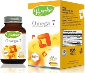 Voonka Omega 7 -500Mg 32 Kapsül