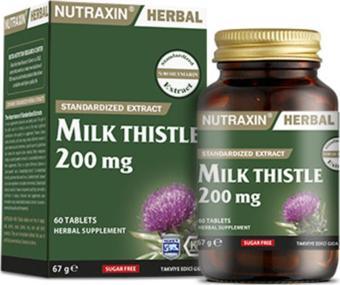 Nutraxin Milk Thistle 200 Mgr 60 Tablet