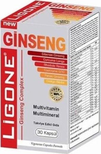 Ligrone grinsengr Q-10 Zerdeçal Multimineral 30 Kapsül