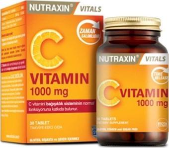 Nutraxin C Vitamin 1000 Mgr 30 Tablet 