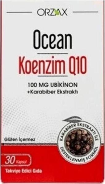 Ocean Koenzim Q10 100 Mg Ubikinon 30 Kapsül